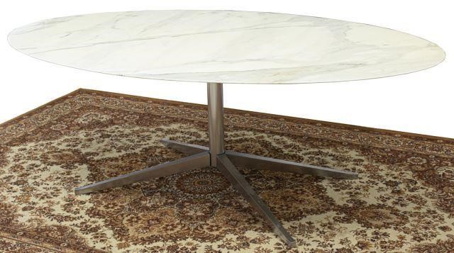 FLORENCE KNOLL OVAL MARBLE TOP 35cd06