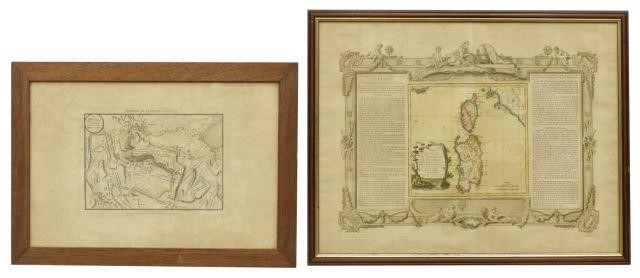 2 FRENCH 18TH C MAPS JEMMAPES  35ce08