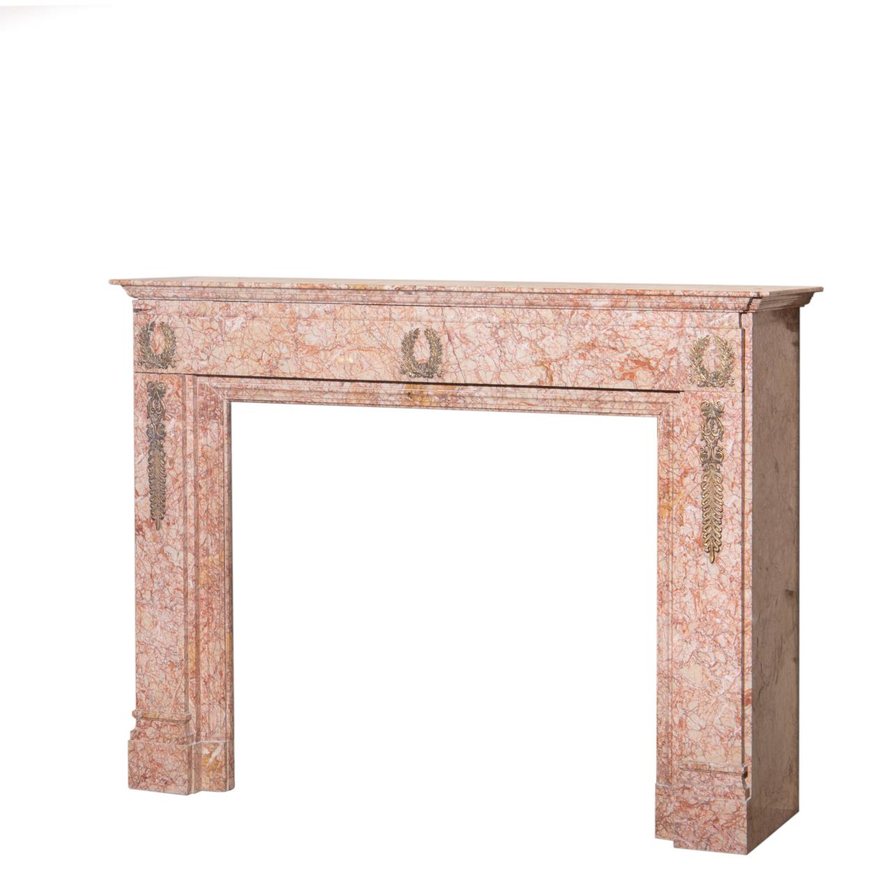 EMPIRE STYLE PINK MARBLE ORMOLU 35d692