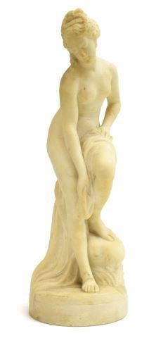 CARVED MARBLE SCULPTURE BATHING 35b66d