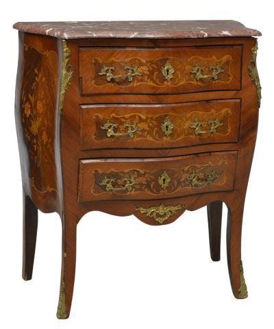 PETITE FRENCH LOUIS XV STYLE MARBLE TOP 35b92f