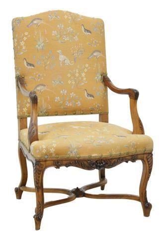 FRENCH LOUIS XV STYLE CARVED HIGHBACK 35b945