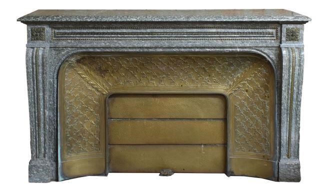 NEOCLASSICAL MARBLE FIREPLACE MANTEL 35baba