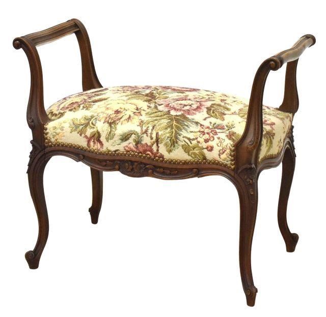 FRENCH LOUIS XV STYLE UPHOLSTERED 35bb5d