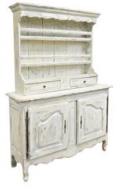 FRENCH PROVINCIAL PAINTED VAISSELIERFrench