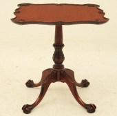 CHIPPENDALE STYLE MAHOGANY TRAY TOP