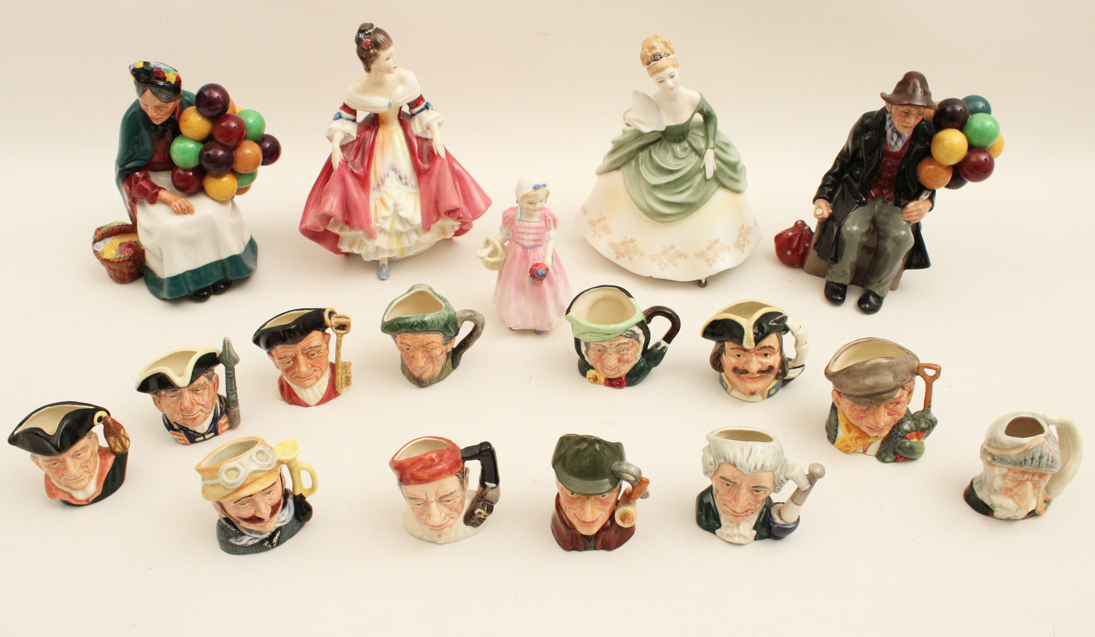 MISC 17 PC LOT OF ROYAL DOULTON 35f379
