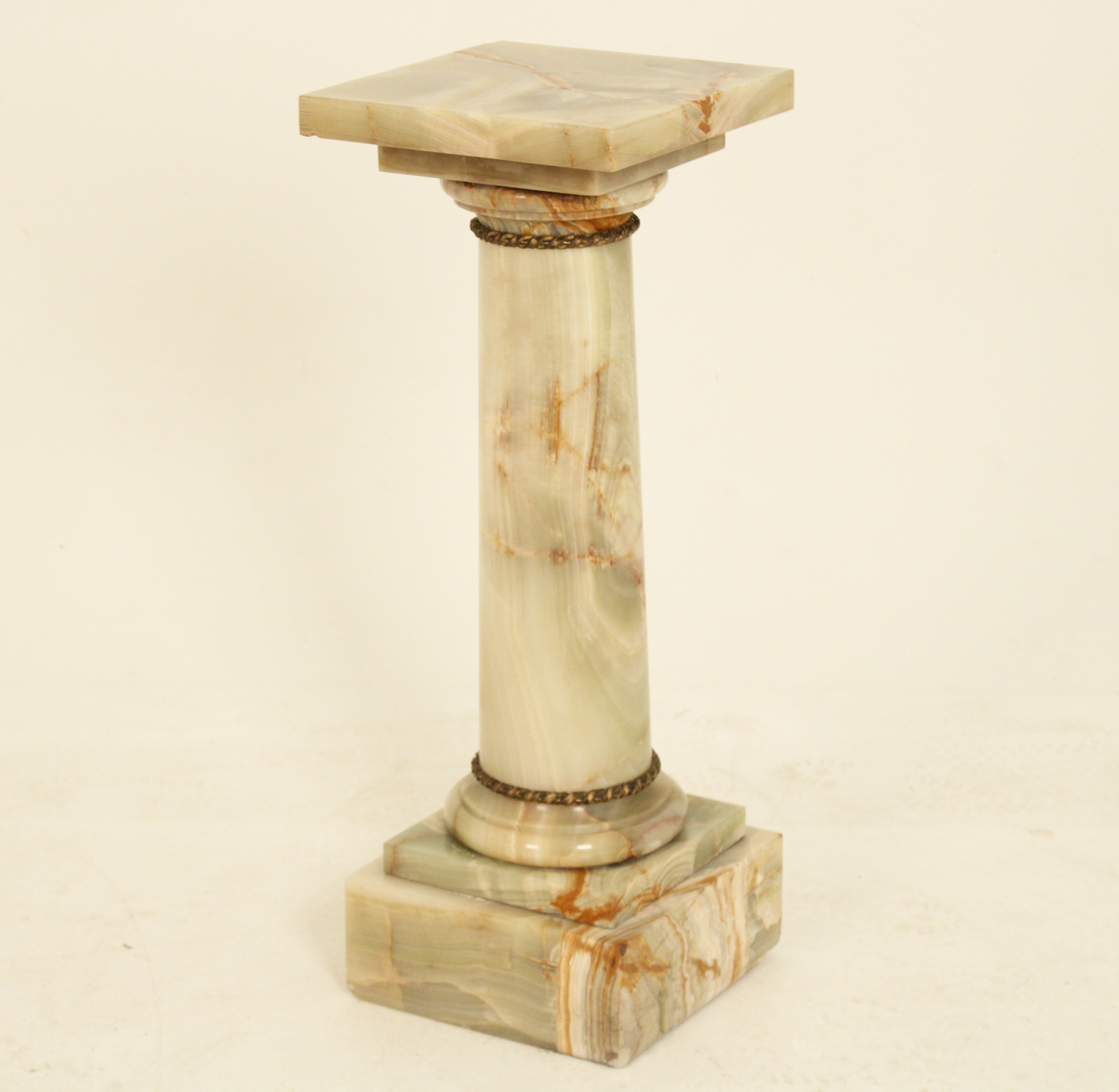 FRENCH BRONZE MOUNTED PEDESTAL 35fa8f