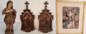 4 PC. LOT OF RELIGIOUS RELATED ITEMS