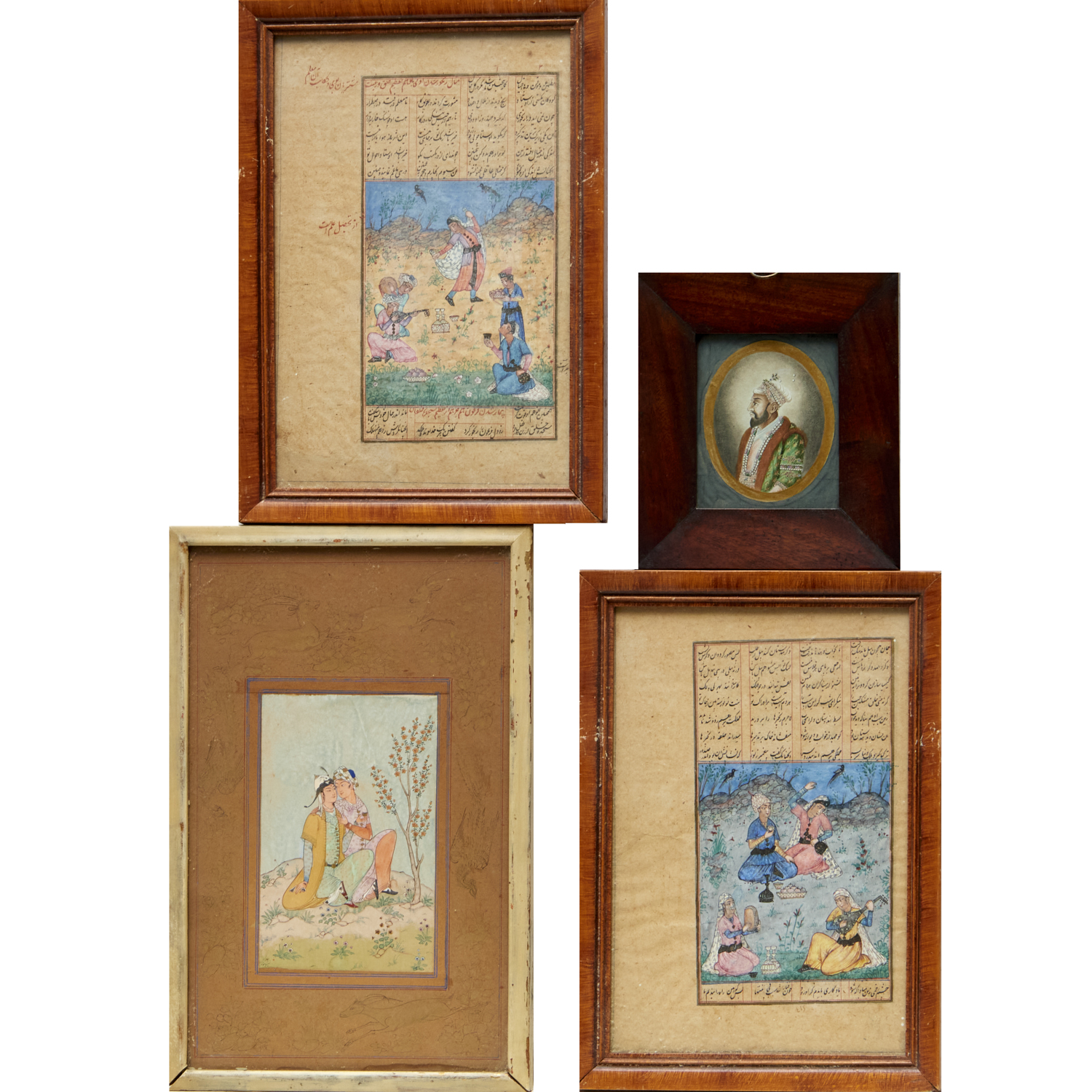  4 INDO PERSIAN PAINTINGS INCL  3602bc