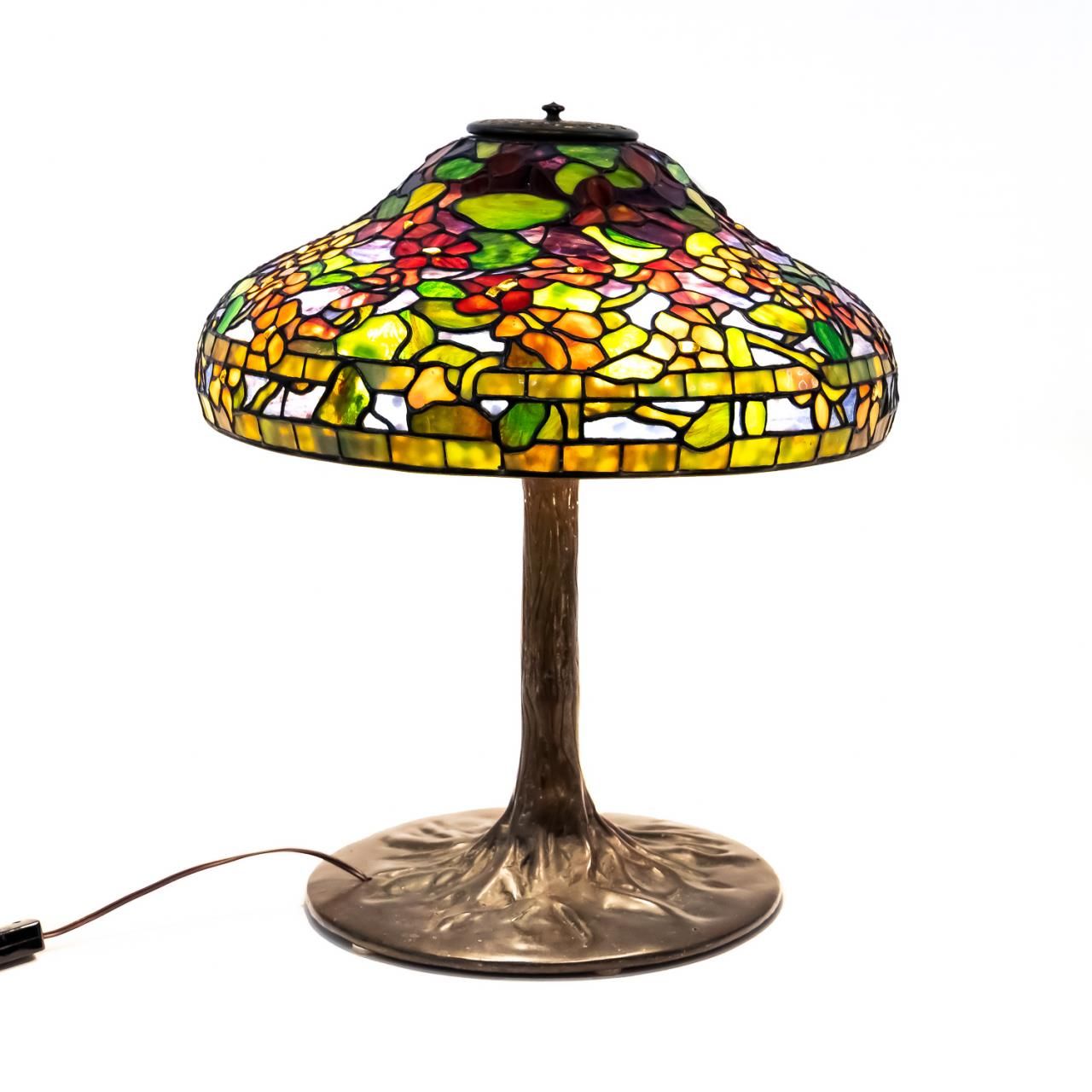 TIFFANY STYLE STAINED GLASS TABLE 35dd23