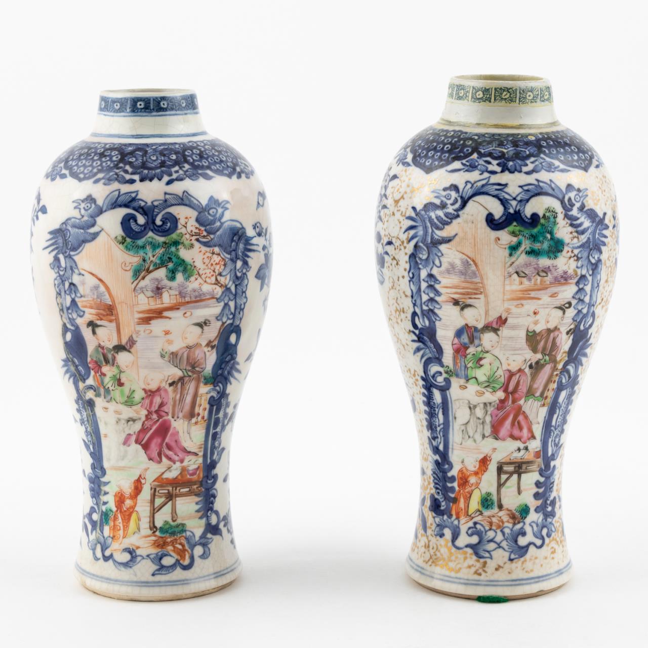 PAIR CHINESE EXPORT PORCELAIN 35e054