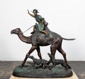 AFTER ALFRED DUBUCAND, LARGE BRONZE