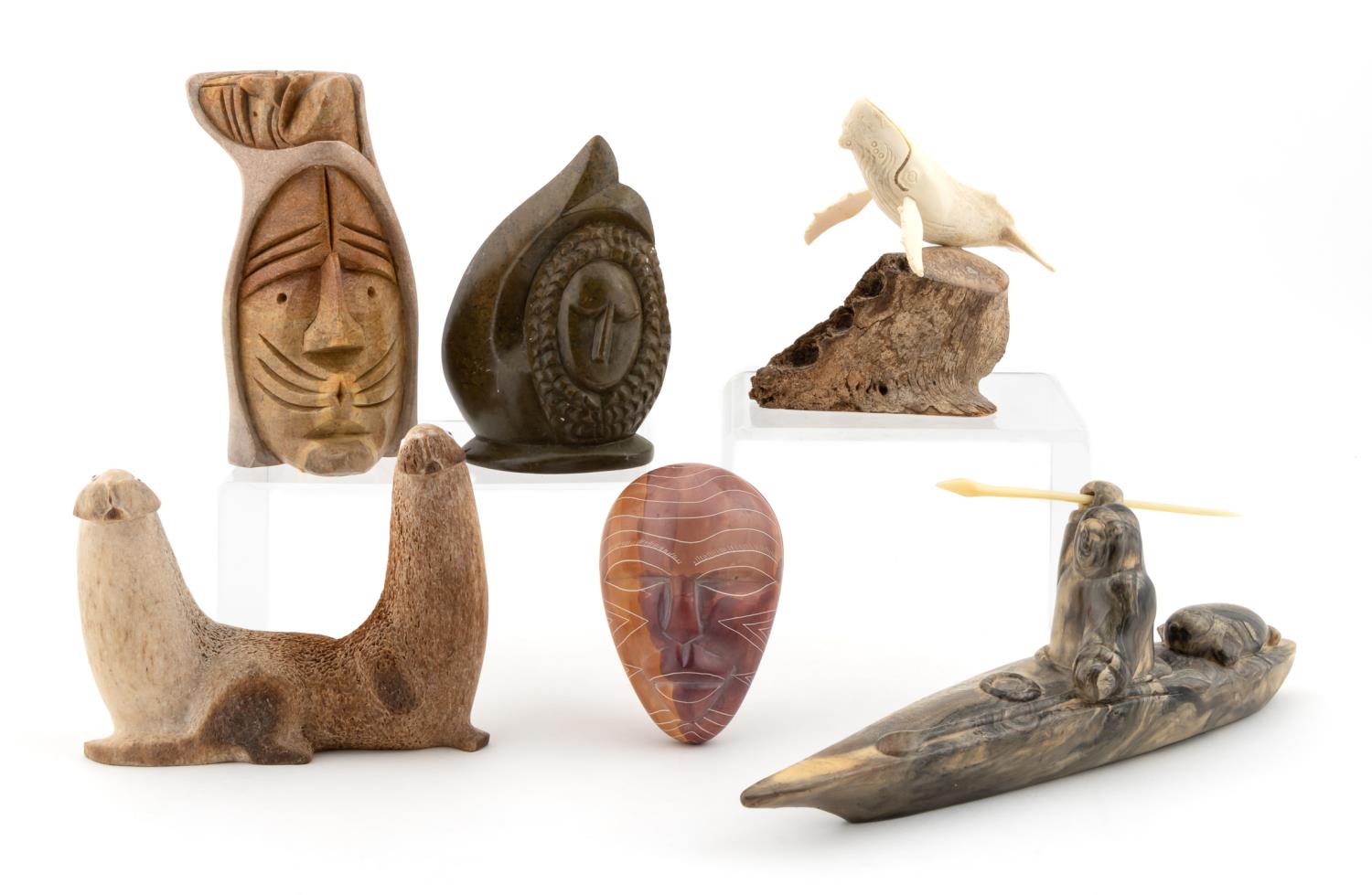COLLECTION OF SIX SCULPTURES INCLUDING 35e1d5