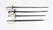 FOUR CIVIL WAR-ERA SWORDS A Model 1850