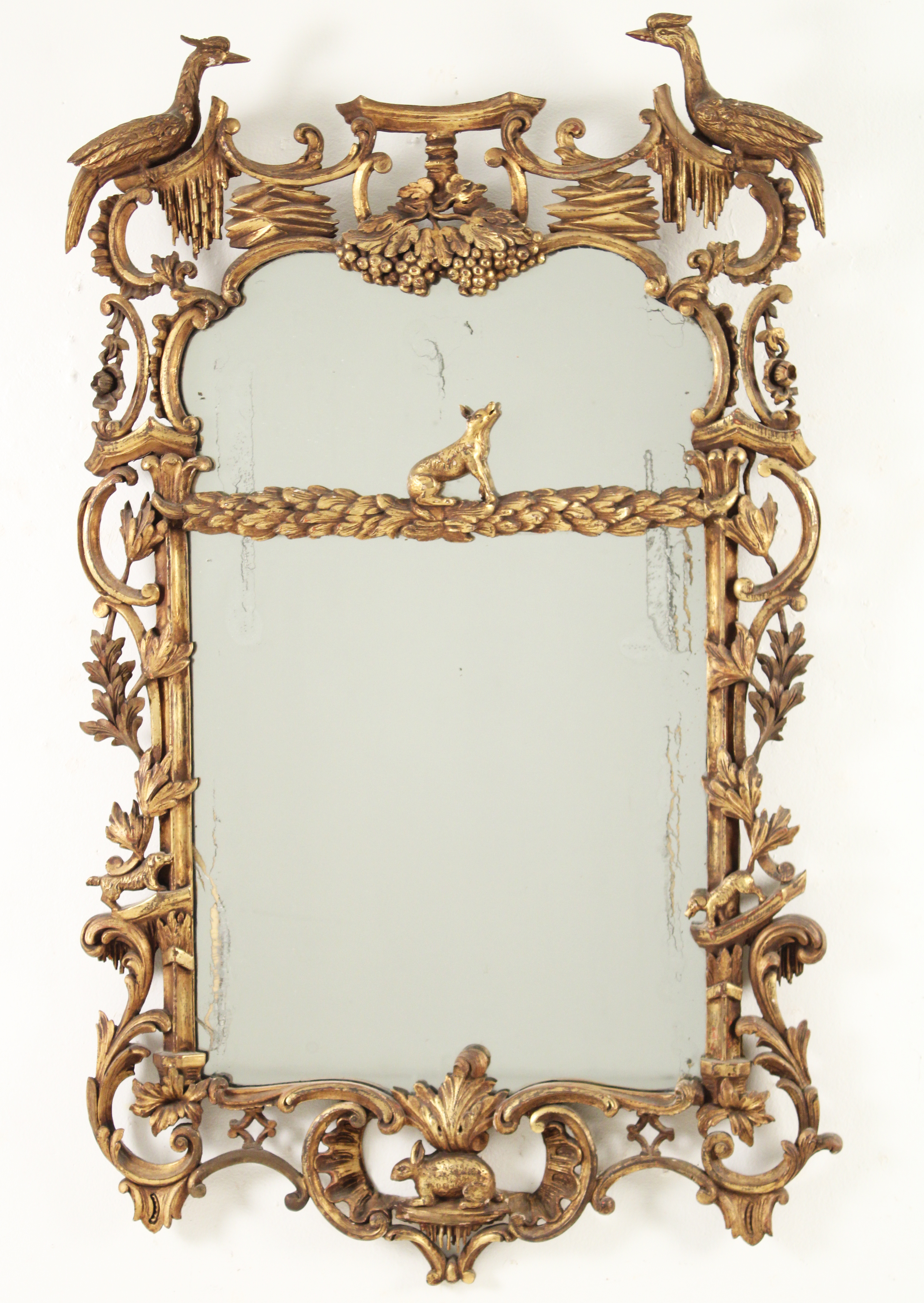 CHINESE CHIPPENDALE MIRROR EARLY 35e74a