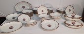52 PC FRENCH LIMOGES PARTIAL DINNER 35e974