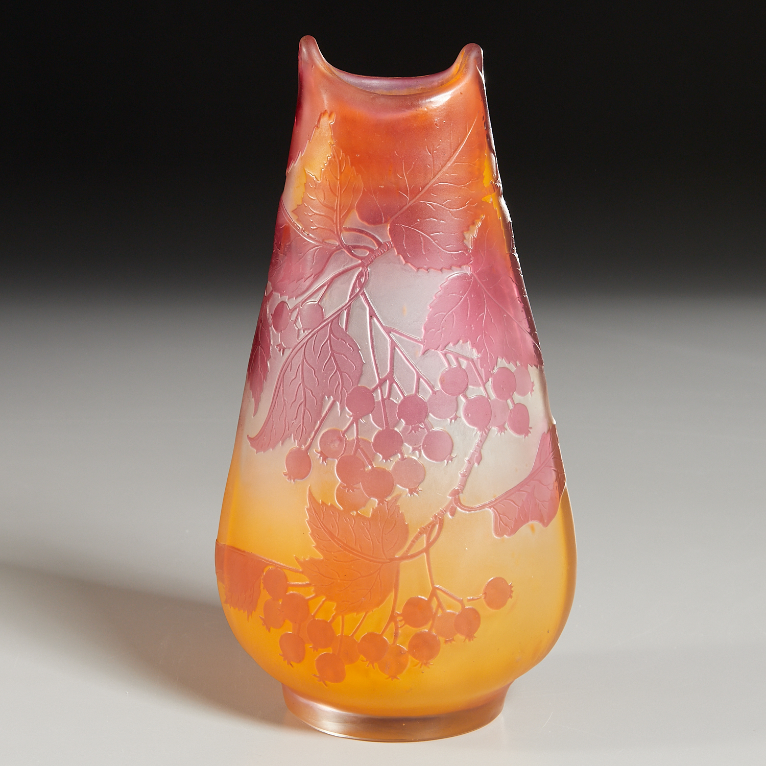 EMILE GALLE CAMEO GLASS VASE early 361c22