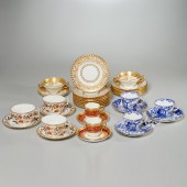MINTON & ROYAL CROWN DERBY CHINA CUPS