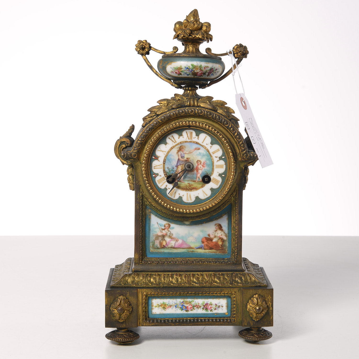 SEVRES STYLE GILT BRONZE AND PORCELAIN 362558