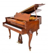 HARRINGTON PIANOS VENETIAN WALNUT 3607bc
