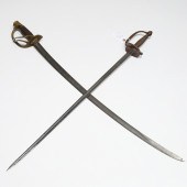 (2) ANTIQUE U.S. MILITARY SWORDS, 1849