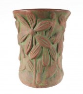 PETERS AND REED TERRACOTTA FLORAL VASEPeters