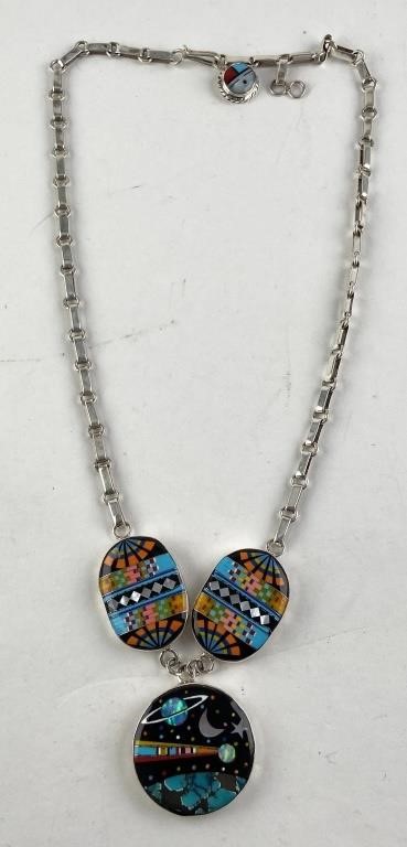 OUTER SPACE MICRO INLAY STERLING 3640f9