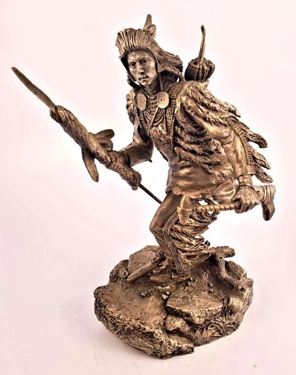  CROW SCOUT PEWTER BY JIM PONTERCrow 3641af