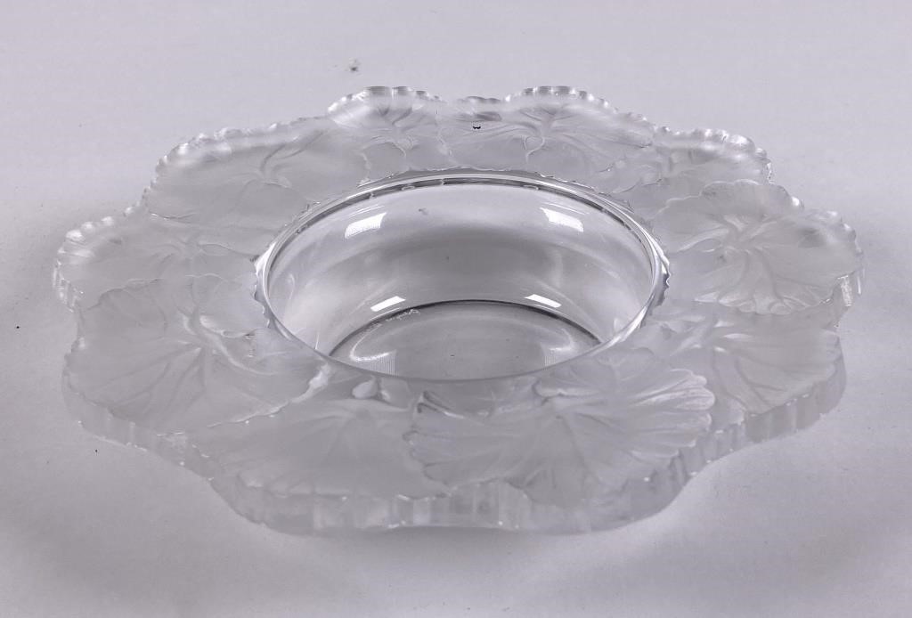 LALIQUE HONFLEUR FROSTED CABBAGE 3641cf