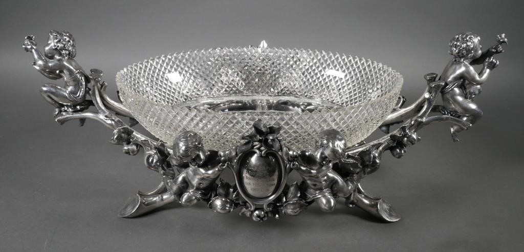 FRENCH CHRISTOFLE SILVERPLATE CENTERPIECEFrench 364249