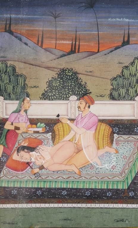 INDIAN MINIATURE PAINTING ON PAPERIndian 3642cd
