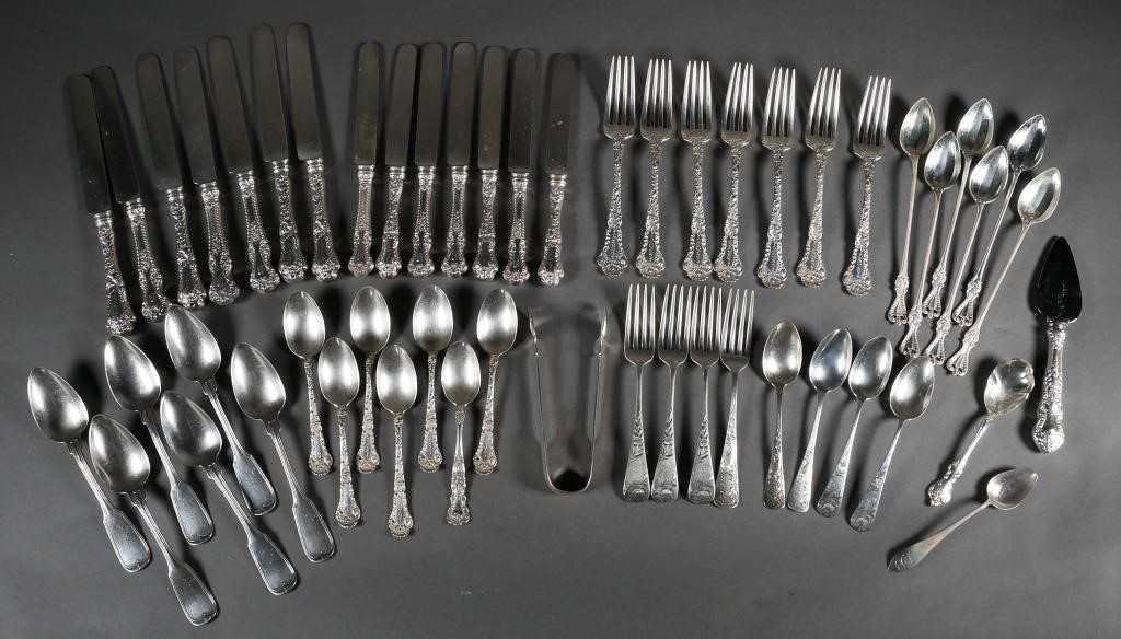 LOT OF ANTIQUE STERLING SILVER 36436a