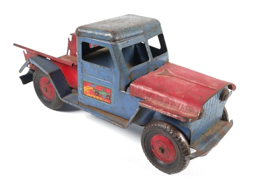 MARX TOWING SERVICE JEEP TOW WRECK 3643fa