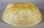 ART DECO GLASS FROSTED PUFFY LAMP SHADE