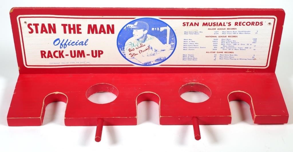 STAN MUSIAL SIGNED STAN THE 364aa0