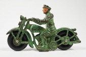 HUBLEY PATROL CAST IRON POLICE MOTORCYCLE