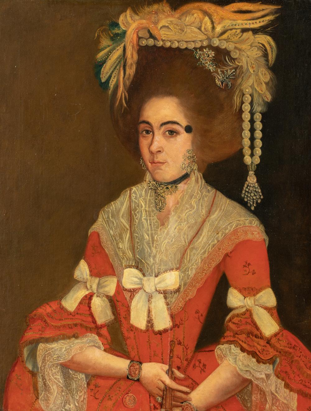 MEXICAN SCHOOL PORTRAIT OF A SPANISH 363244