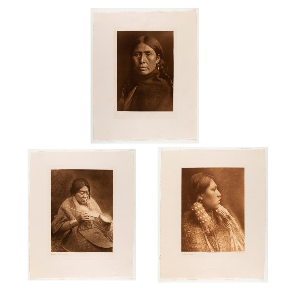 EDWARD S CURTIS GROUP OF THREE 36343f