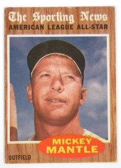 1962 TOPPS MANTLE ALL STAR 4711962 363980