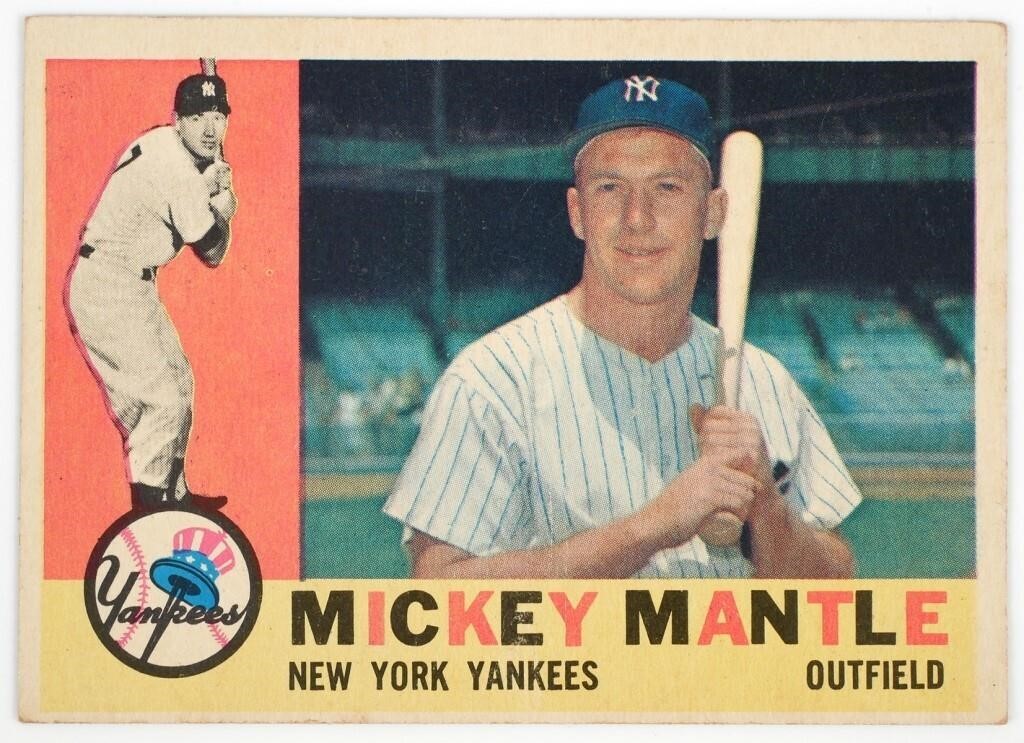 1960 TOPPS MICKEY MANTLE 3501960 36397d