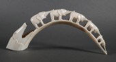 IVORY ELEPHANT BRIDGECarved tusk in
