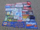 (36) METAL ADVERTISING SIGNS, RELATED