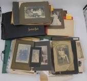 LARGE LOT OF PERIOD WICKER PHOTOS AND