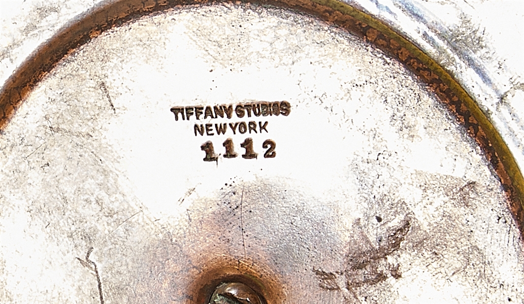 Art Deco Tiffany bronze inkwell  366a5f