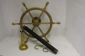 4 PIECE NAUTICAL LOT TO INCLUDE BRASS