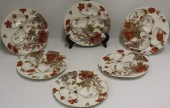 SET OF 6 LIMOGES OYSTER PLATES WITH