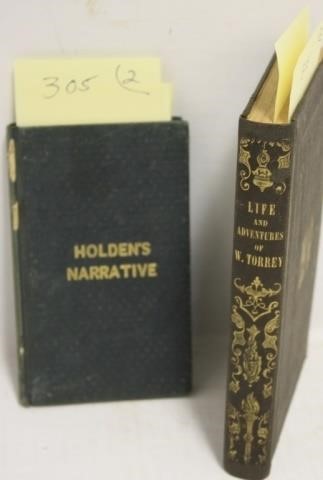TWO 19TH C BOOKS RELATED TO WHALING 366d0e