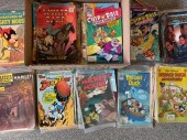 A collection of over 150 comic books,