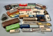 Great vintage harmonicas and noise makers,